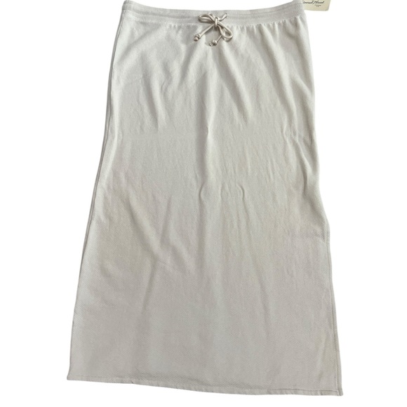 NWT Universal Thread Cream Jersey Knit Midi Skirt - Size Medium - Picture 2 of 13